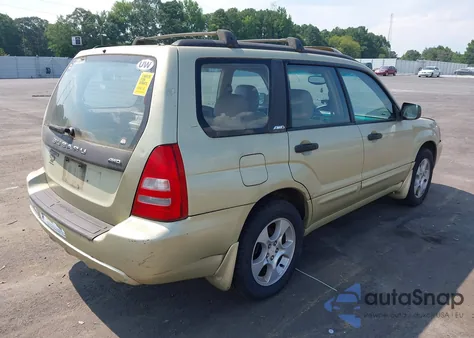 2004 Subaru Forester 2.5Xs z USA, uszkodzony, nr VIN JF1SG65614H729920
